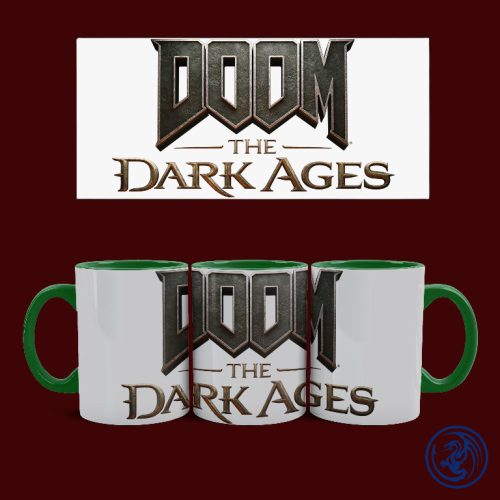 Doom - The Dark Ages logó bögre (Zöld)