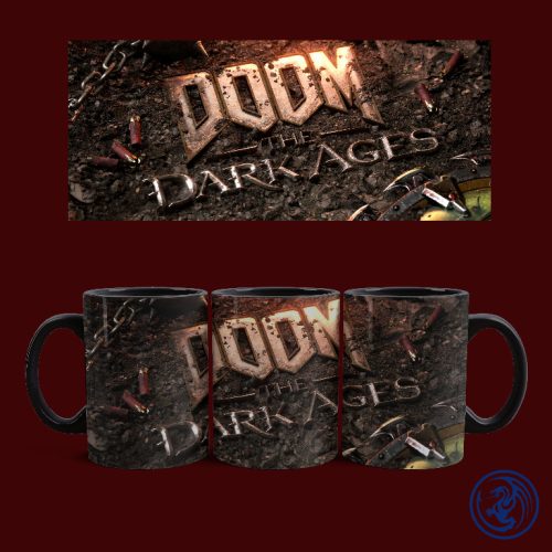 Doom - The Dark Ages bögre (Fekete)