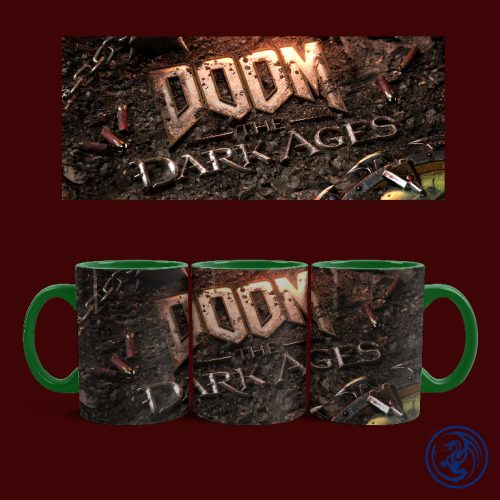 Doom - The Dark Ages bögre (Zöld)