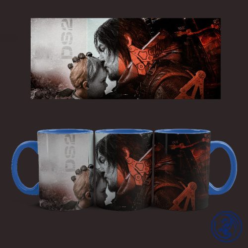 Death Stranding - Sam és BB bögre (Kék)