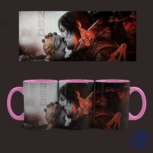 Death Stranding - Sam és BB bögre (Rózsaszín)