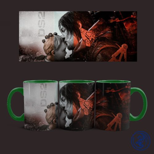 Death Stranding bögre (Zöld)
