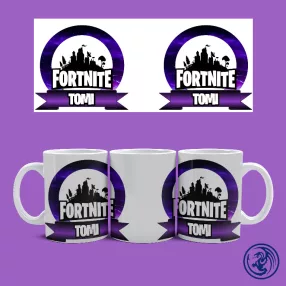 Fortnite logo bögre (Fehér)