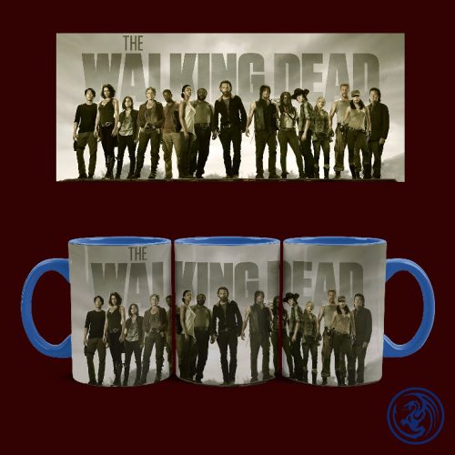 The Walking Dead bögre (Kék)