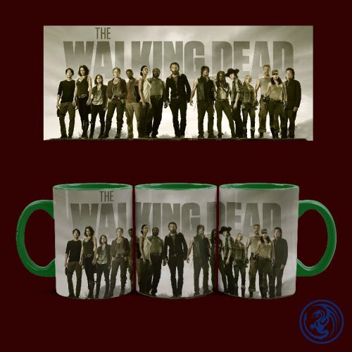 The Walking Dead bögre (Zöld)
