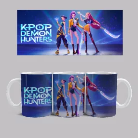 KPOP - Demon-Hunters bögre (Fehér)