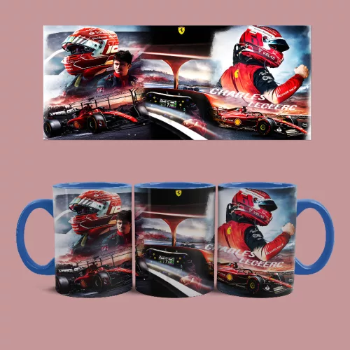 Ferrari - Leclerc bögre (Kék)