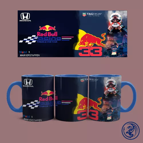 Red Bull Racing - Max Verstappen bögre (Kék)