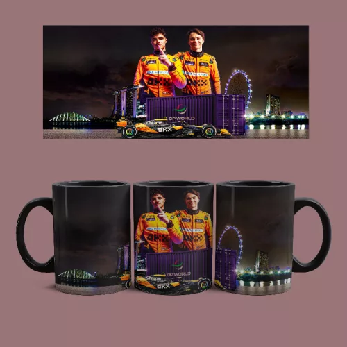 McLaren - Lando and Oscar bögre (Fekete)