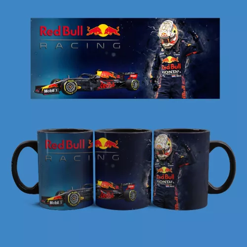Red Bull Racing - Max Verstappen bögre (Fekete)