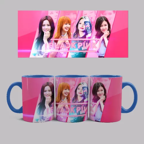 Black Pink girls bögre (Kék)