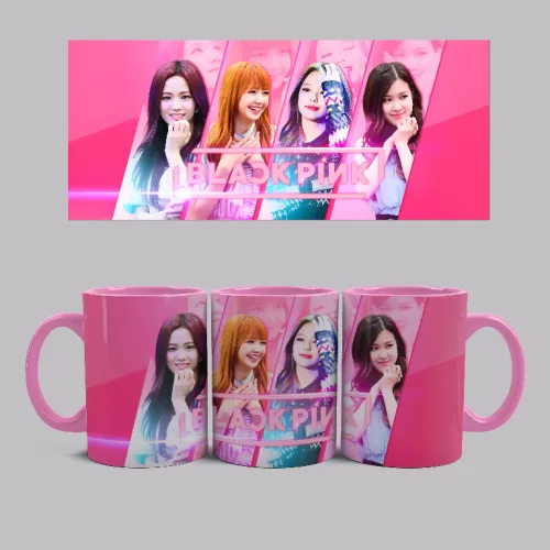 Black Pink girls bögre (Rózsaszín)