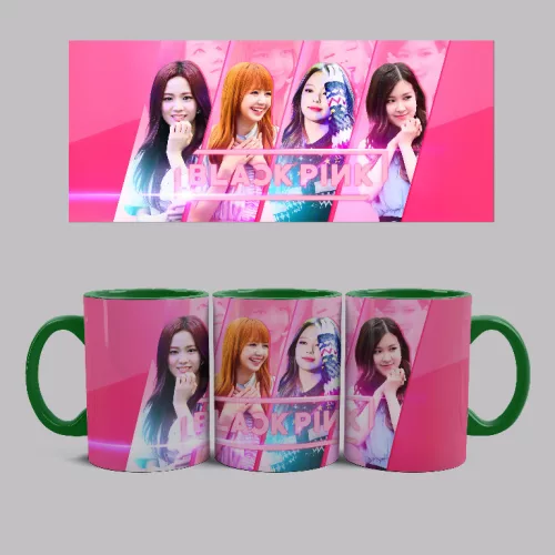 Black Pink girls bögre (Zöld)
