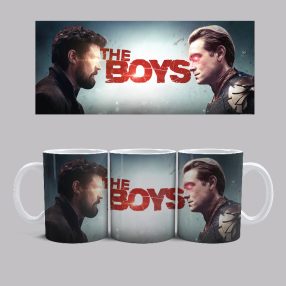 The Boys - Butcher vs.Homelander bögre (Fehér)