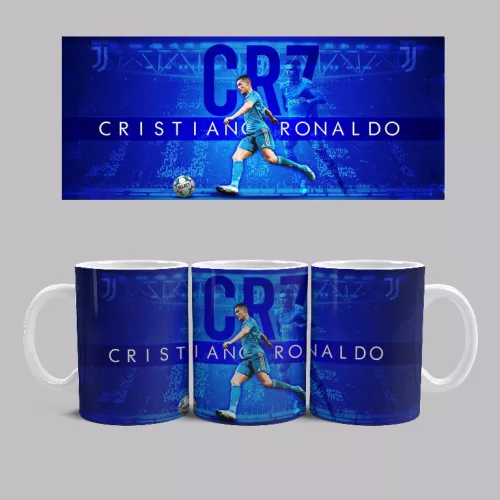 Cristiano Ronaldo CR7 bögre (Fehér)