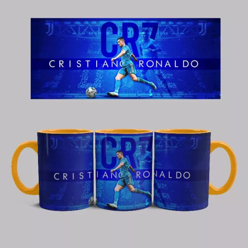 Cristiano Ronaldo CR7 bögre (Narancssárga)