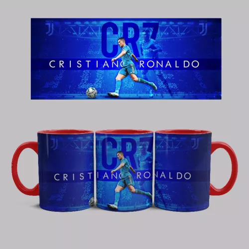 Cristiano Ronaldo CR7 bögre (Piros)
