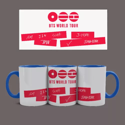 BTS World Tour Arirang bögre (Kék)