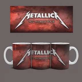Metallica - M72 World Tour bögre (Fehér)