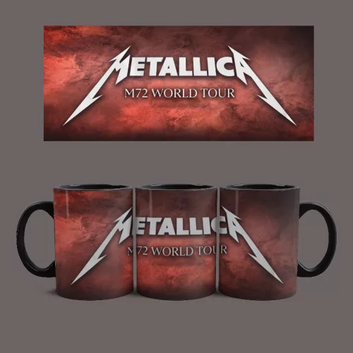 Metallica - M72 World Tour bögre (Fekete)
