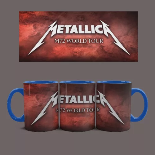 Metallica - M72 World Tour bögre (Kék)