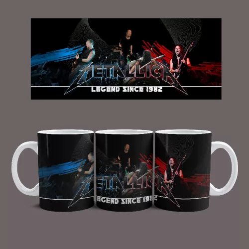 Metallica Legends bögre (Fehér)