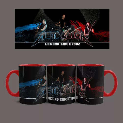 Metallica Legends bögre (Piros)