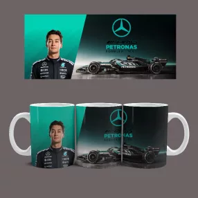 Mercedes Benz - George Russel bögre (Fehér)