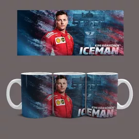 Kimi Raikkonen Iceman bögre (Fehér)