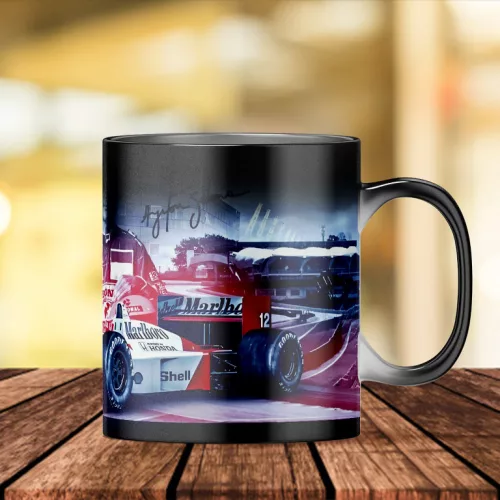 Ayrton Senna bögre (Hőre változó)