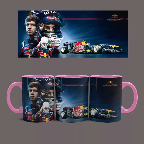 Sebastian Vettel bögre (Rózsaszín)