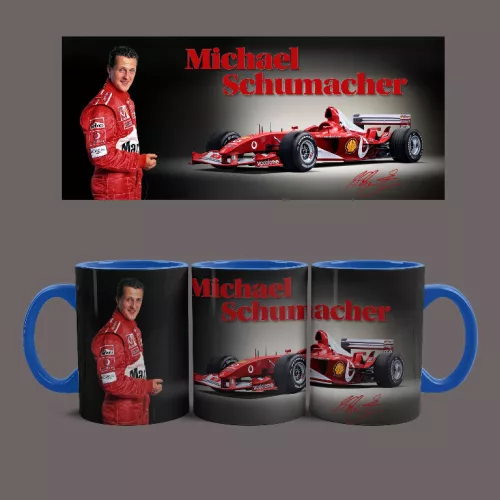 Michael Schumacher bögre (Kék)