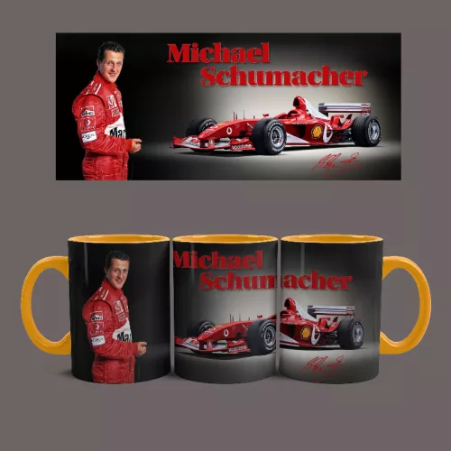 Michael Schumacher bögre (Narancssárga)