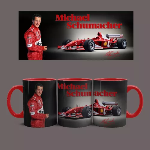 Michael Schumacher bögre (Piros)