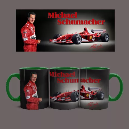 Michael Schumacher bögre (Zöld)