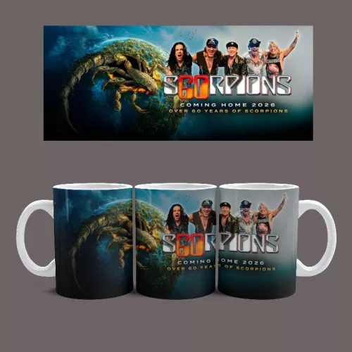 Scorpions Tour bögre (Fehér)