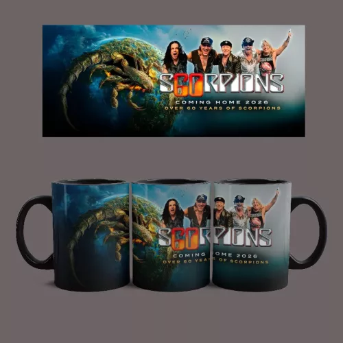 Scorpions Tour bögre (Fekete)