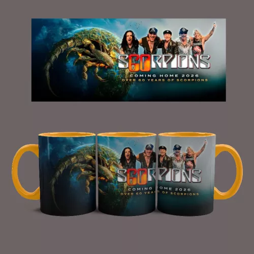 Scorpions Tour bögre (Narancssárga)