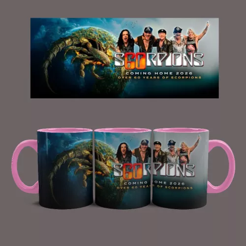 Scorpions Tour bögre (Rózsaszín)