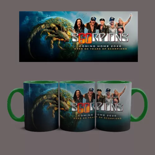 Scorpions Tour bögre (Zöld)