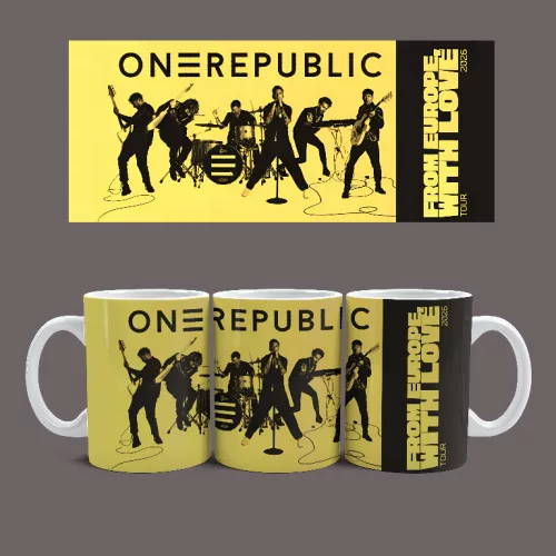 OneRepublic Tour bögre (Fehér)