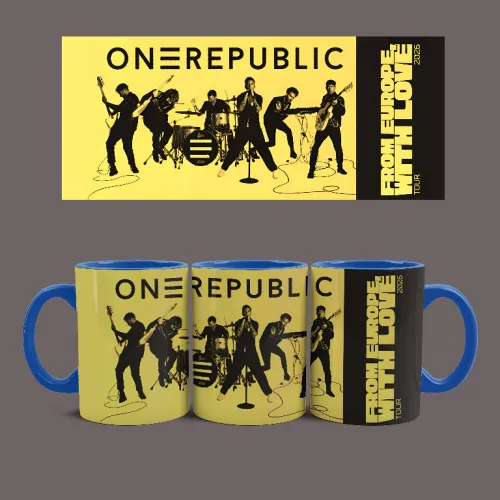 OneRepublic Tour bögre (Kék)
