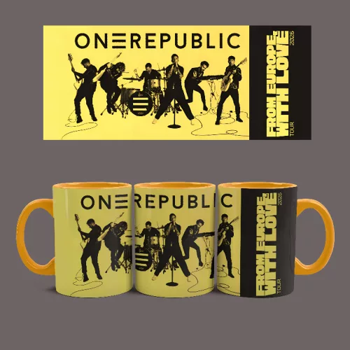 OneRepublic Tour bögre (Narancssárga)