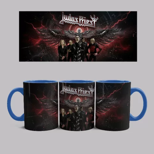 Judas Priest band bögre (Kék)
