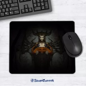 Diablo IV. dark Lilith hajlékony egérpad