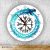 Jormungandr and vegvisir  kör alakú falióra