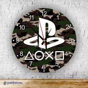 Playstation Military  kör alakú falióra