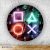 Playstation Ikonok  kör alakú falióra