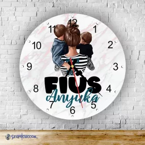 Fiús Anyuka  kör alakú falióra