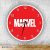 Marvel logó  kör alakú falióra